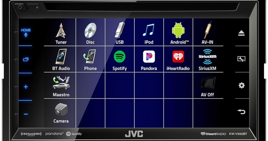 JVC KW-V350BT Multimedia Receiver with Bluetooth