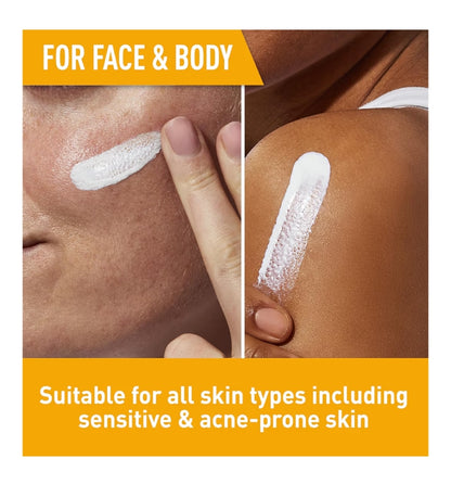 CeraVe Hydrating Sheer Sonbrandroom SPF 30 met sinkoksied, hialuroonsuur en seramiede, parabeenvry + geurvry (85 g)