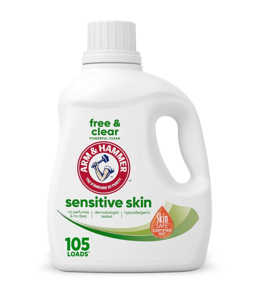 ARM & HAMMER Sensitive Skin Free & Clear Liquid Laundry Detergent (105 oz)