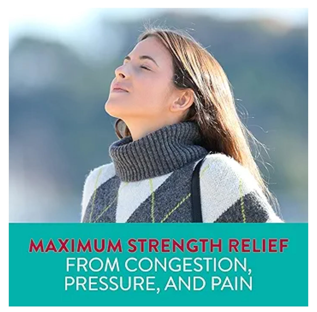 Vicks Sinex SEVERE, All-In-One Sinus + Mucus Relief, Non-Drowsy,Maximum Strength Relief of Pain