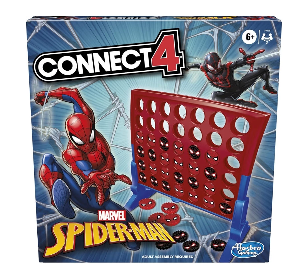 Hasbro Gaming Connect 4 Marvel Spider-Man Edition, Strategy Board Game
