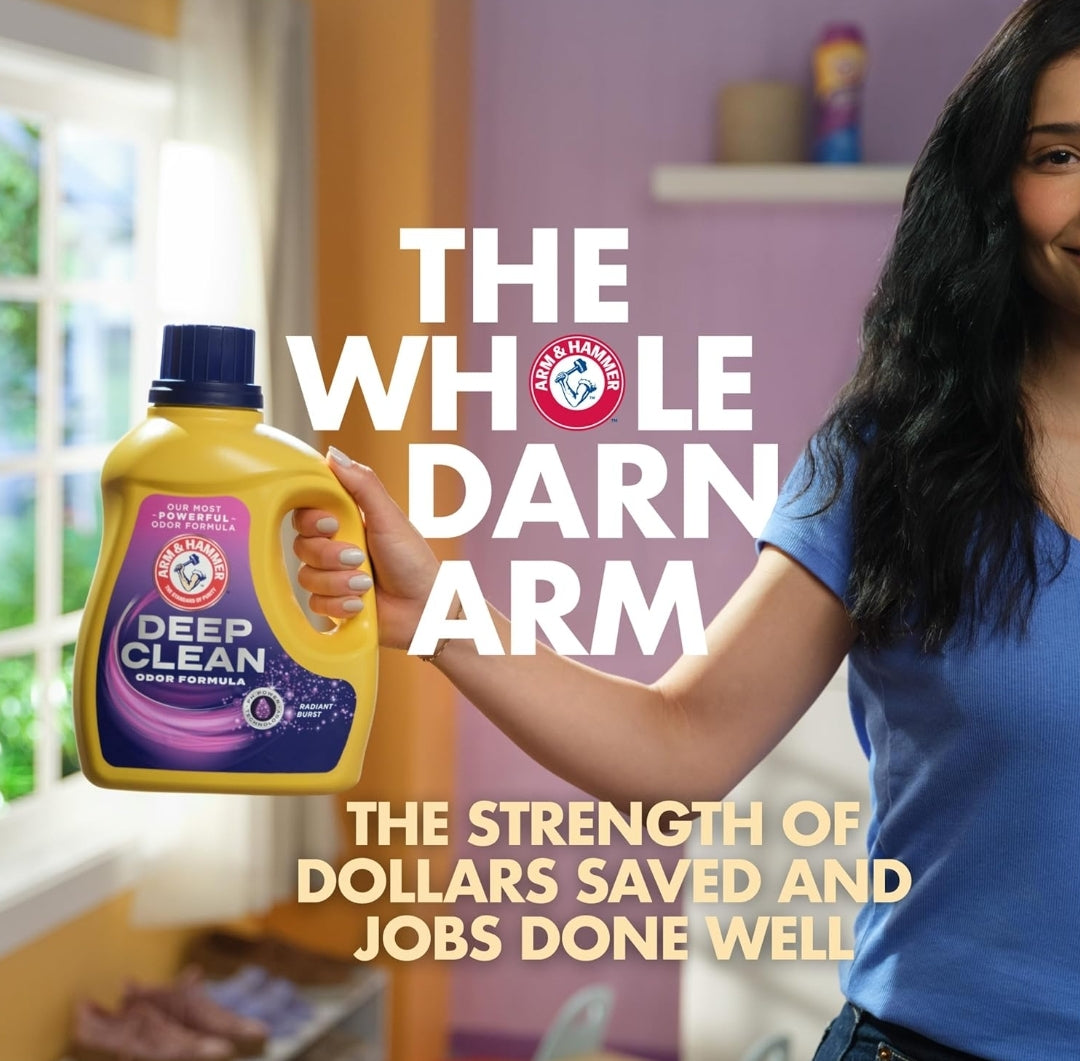 ARM & HAMMER Deep Clean Odor Formula, Liquid Laundry Detergent (102 fl oz)