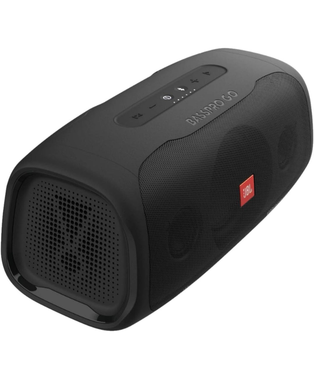 JBL BassPro Go - in-Vehicle Powered subwoofer & Full-Range Portable Bluetooth Speaker - Black