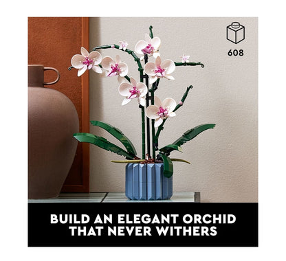 LEGO Botanicals Orgidee - Kunsmatige Binnenshuise Blomme Boustel Tafelversiering