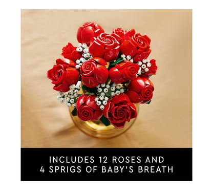 LEGO Botanicals Ruiker Rose Kunsblomme Boustel