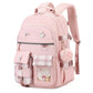 Backpack for Girls, 15.6 Inch Laptop School Bag Kids Kindergarten Elementary College Backpacks Large Bookbags for Teen Girl Women Students Casual Travel Daypacks (Pink)