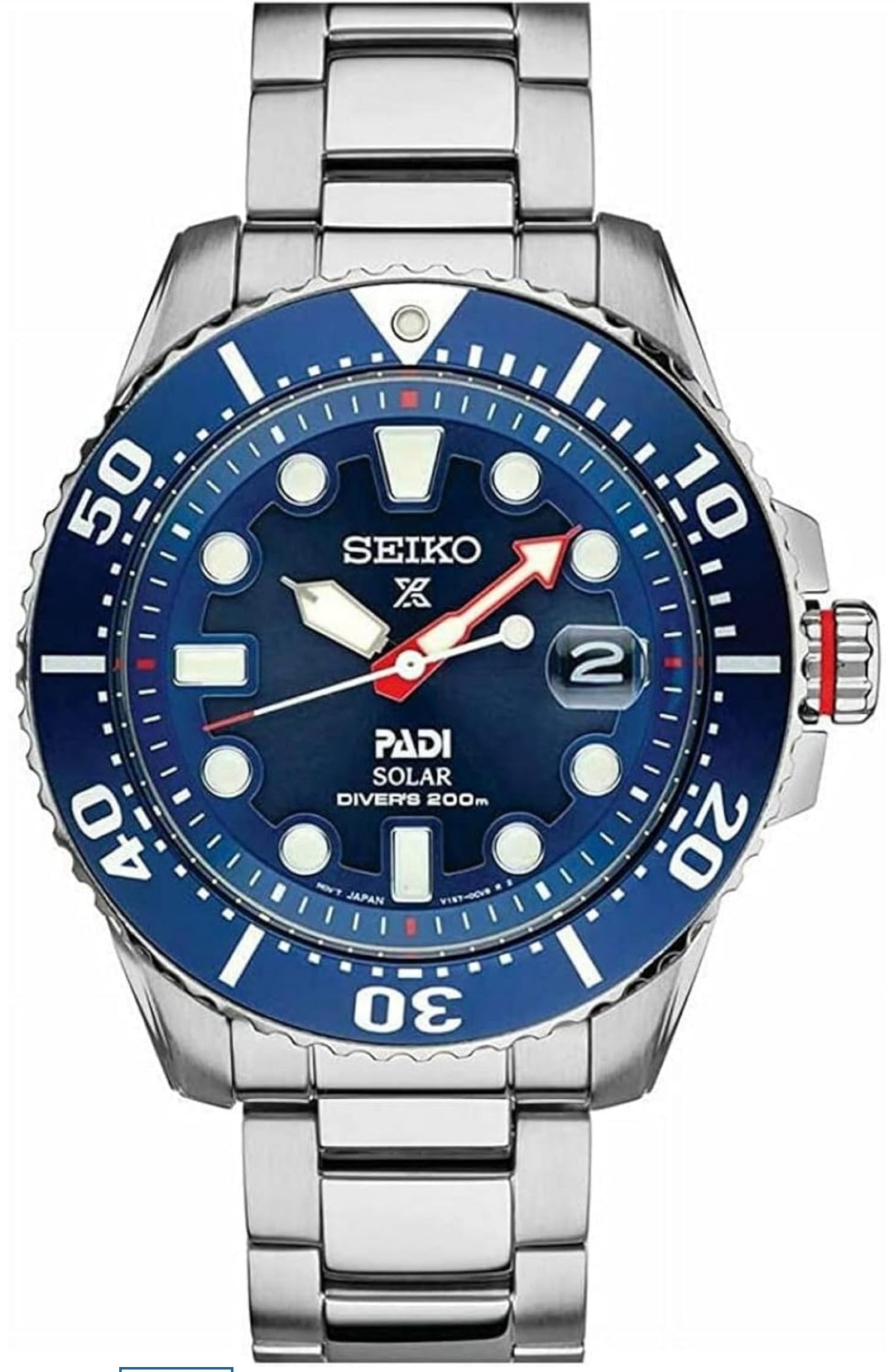 SEIKO Prospex Manshorlosie Silwerkleurig 43.5mm Vlekvrye Staal