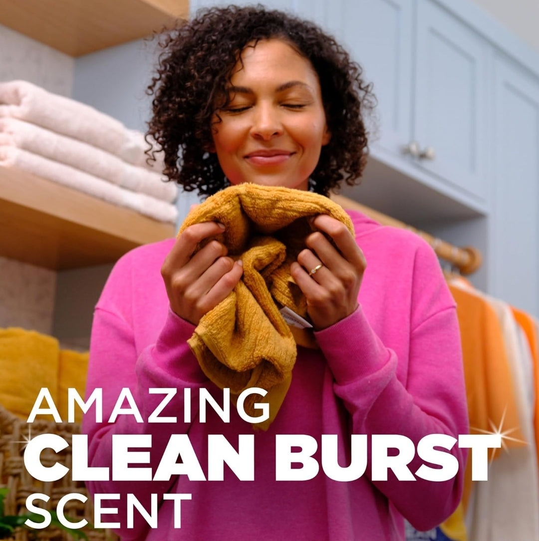Arm & Hammer Clean Burst 5-in-1 Laundry Detergent Power Paks, High Efficiency (42 Count)