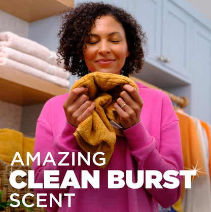 Arm & Hammer Clean Burst 5-in-1 Laundry Detergent Power Paks, High Efficiency (42 Count)
