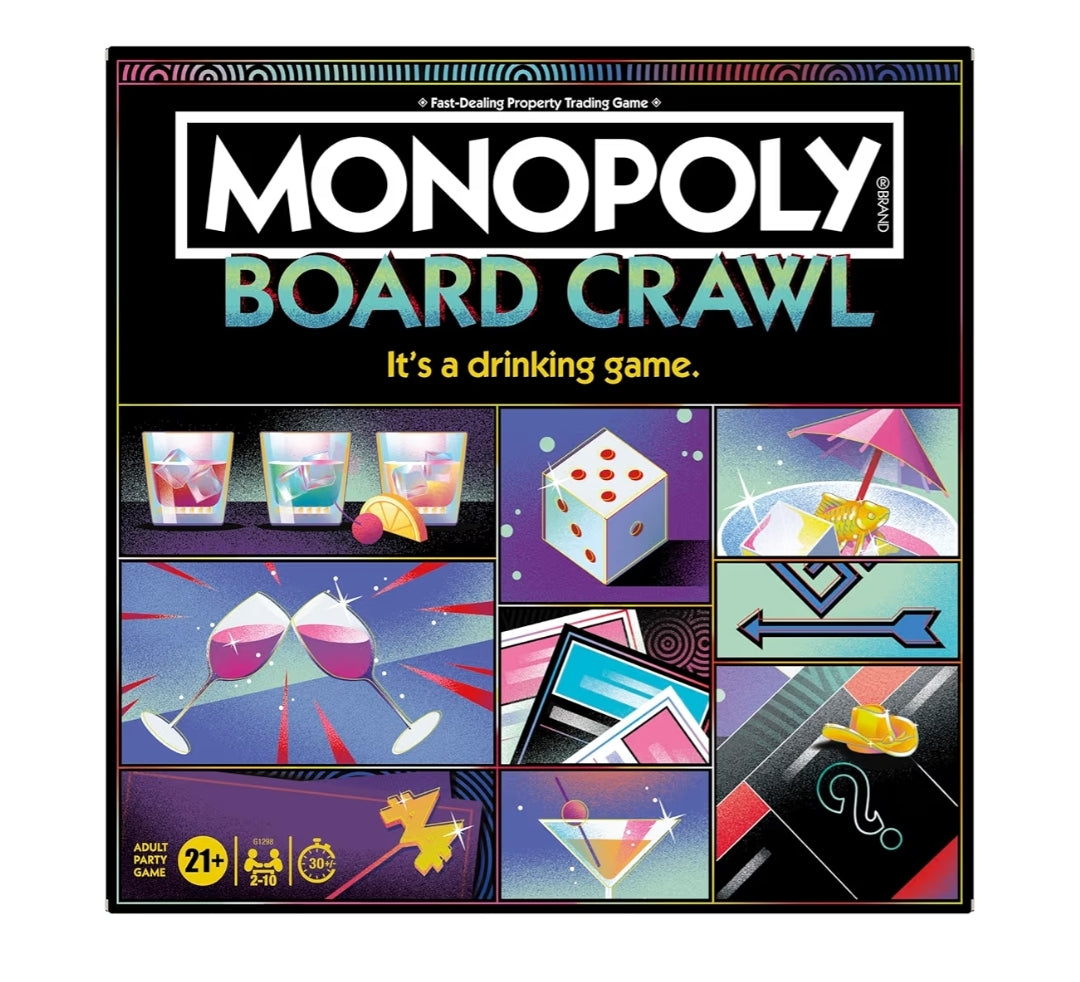Monopoly Board Crawl Game - Official Monopoly Hilarious Adult Party Games