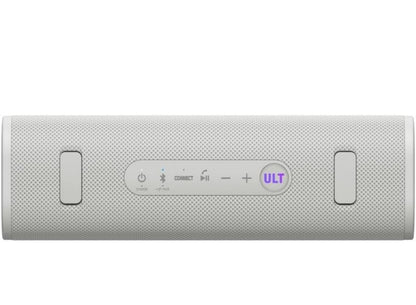 Sony ULT Field 3 Draadlose Draagbare Bluetooth Luidspreker, IP67 Waterdig, Stofdig, Roesvry, en Skokbestand met Verbeterde Bass, 24 Uur Battery en Skouerband - Off-wit