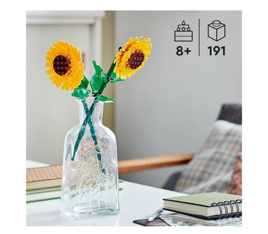 LEGO Sunflowers Building Toy Artificial Sunflowers for Decor and Display