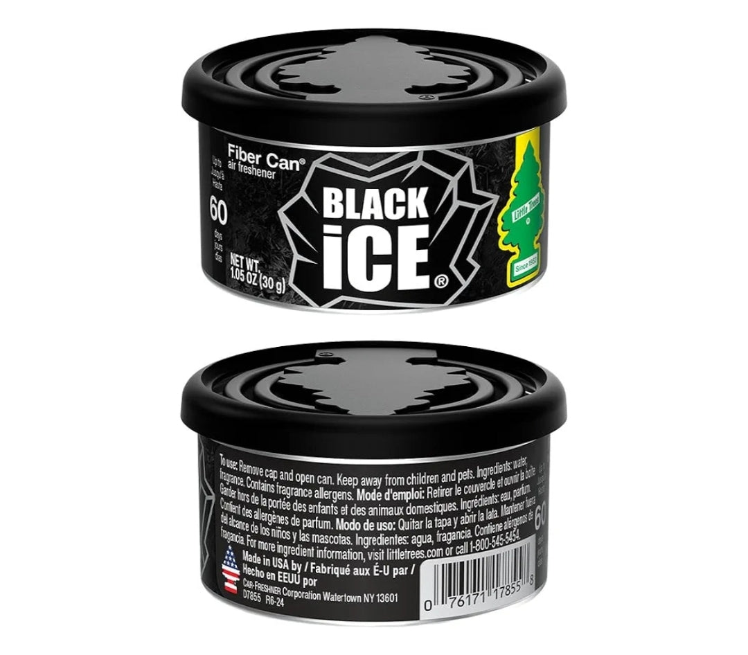 LITTLE TREES Motorlugverfrisser Veselblik Langdurige Geur - Black Ice (4)