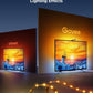 TV Backlight 3 Lite with Fish-Eye Correction Function Sync to 75-85 Inch TVs, 16.4ft RGB Wi-Fi LED Strip Lights w/ Camera, 4 Colors in 1 Lamp Bead, Voice and APP Control