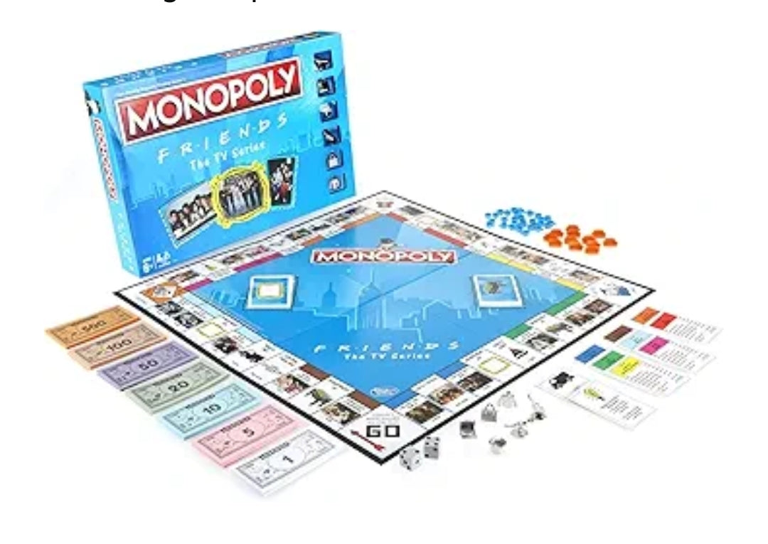 Monopoly Hasbro Gaming Friends The TV Series Edition Board Game for Ages 8 and Up