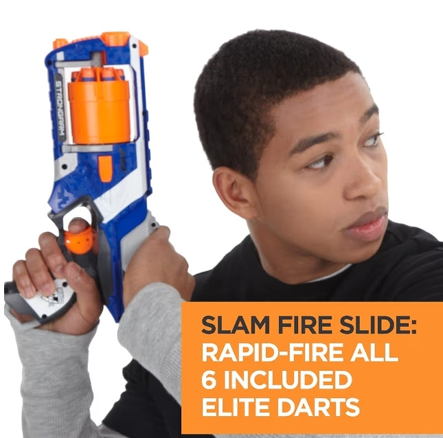 NERF N Strike Elite Strongarm Toy Blaster w/ Rotating Barrel