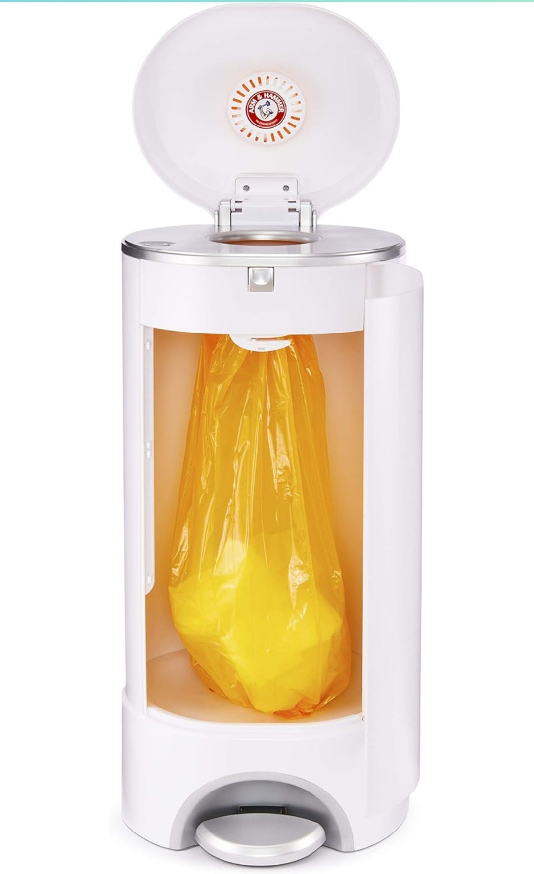 Munchkin Arm & Hammer Diaper Pail Snap, Seal & Toss™ Refill Bags, Holds up to 180 Newborn Diapers (6 Pack)