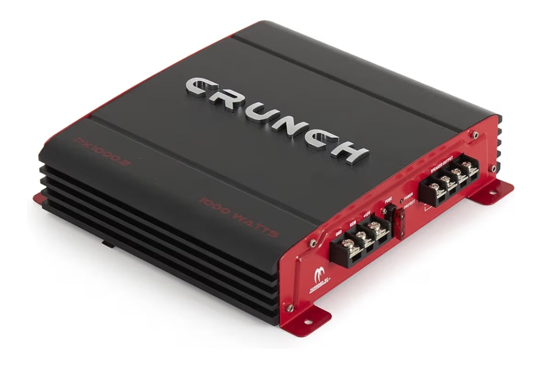 Crunch 1000 Watt Amp 2 Channel Car Audio Stereo Dual A/B Amplifier PX-1000.2 - NEW