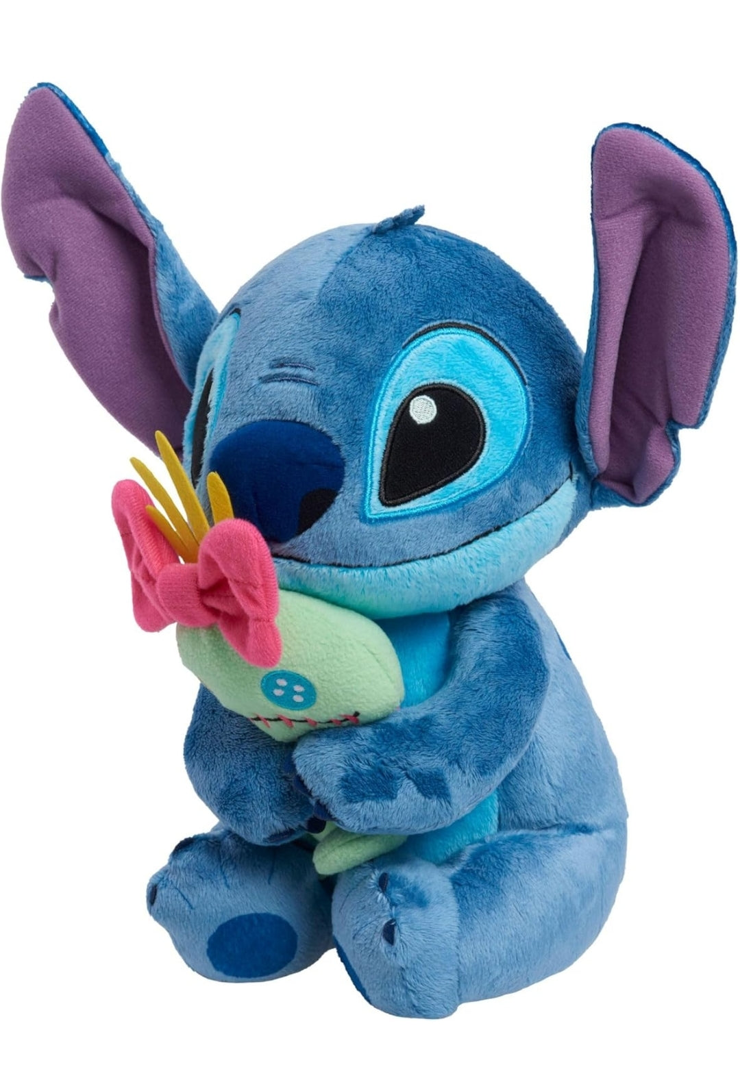 Disney Classics Lil Friends Stitch and Scrump Plush Stuffed Animal, Kids Toys for Ages 2 Up by Just Play