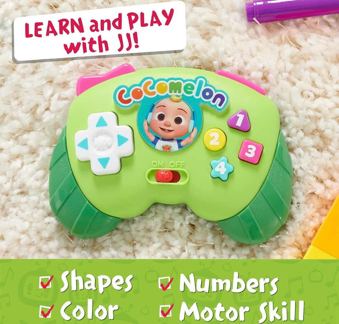 CoComelon Lots to Learn Game Controller, Preschool Learning and Education, Kids Toys for Ages 18 Month by Just Play
