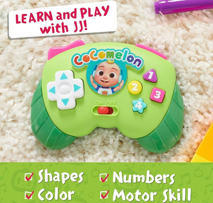 CoComelon Lots to Learn Game Controller, Preschool Learning and Education, Kids Toys for Ages 18 Month by Just Play