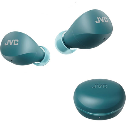 JVC Kompakte en Liggewig Gumy Mini Ware Draadlose Oorfone, Lang Batterylewe (tot 23 Uur), Klank met Neodymium Magneet Drywer, Waterweerstand (IPX4) - HAA6TZ (Groen)