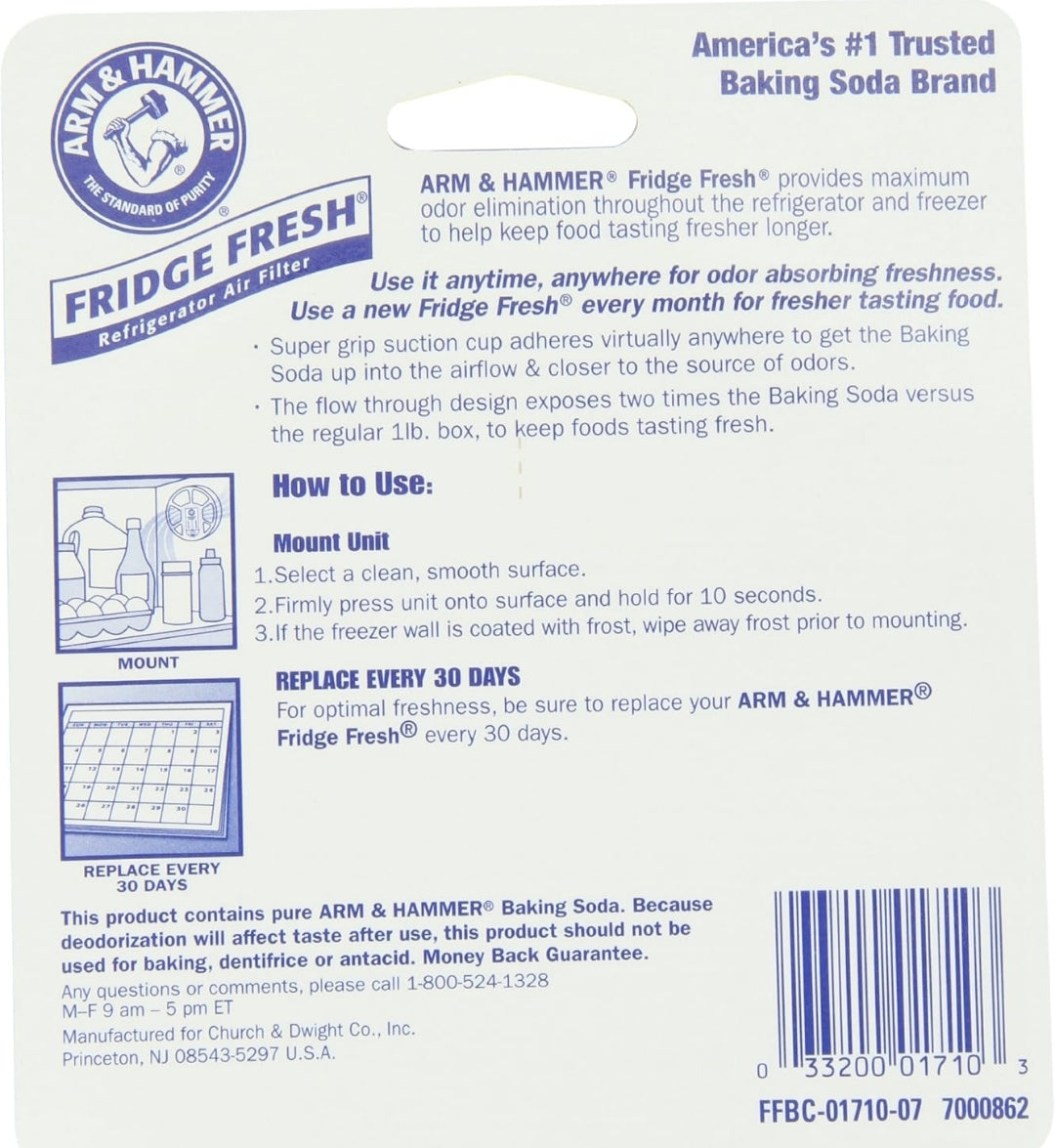 Arm & Hammer Fridge Fresh Refrigerator Air Filter (Pack of 4)