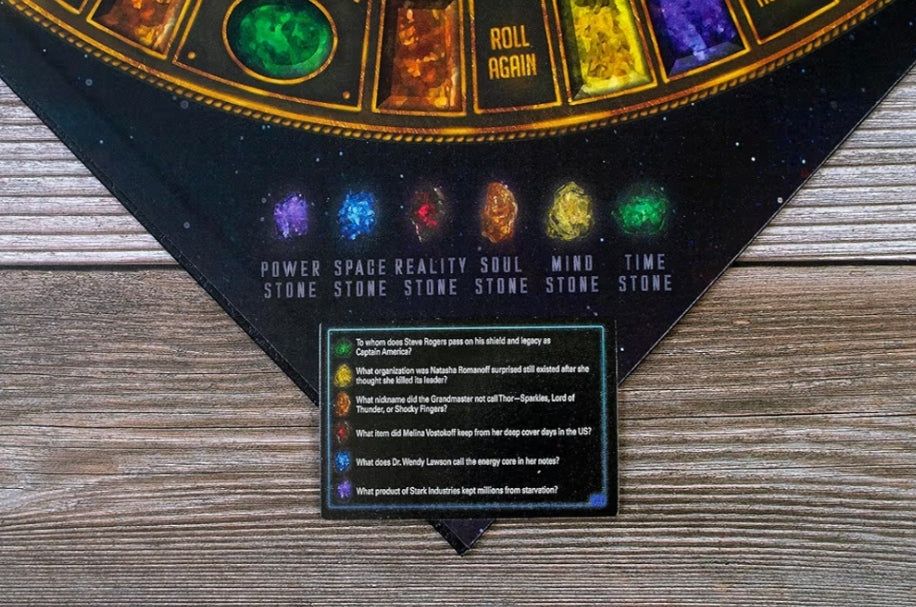 Trivial Pursuit: Marvel Cinematic Universe Ultimate Edition | Officially Licensed | Collectible Trivia Board Game Featuring 6 Infinity Stone Location Movers, 1800 Questions, MCU Phases 1-3