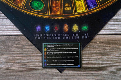 Trivial Pursuit: Marvel Cinematic Universe Ultimate Edition | Officially Licensed | Collectible Trivia Board Game Featuring 6 Infinity Stone Location Movers, 1800 Questions, MCU Phases 1-3