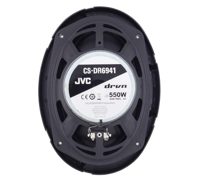 JVC Mobile CS-DR6941 drvn DR Reeks Lae-profiel Koaksiale Luidsprekers (6" x 9", 550 Watt Maks, 4 Rigting)