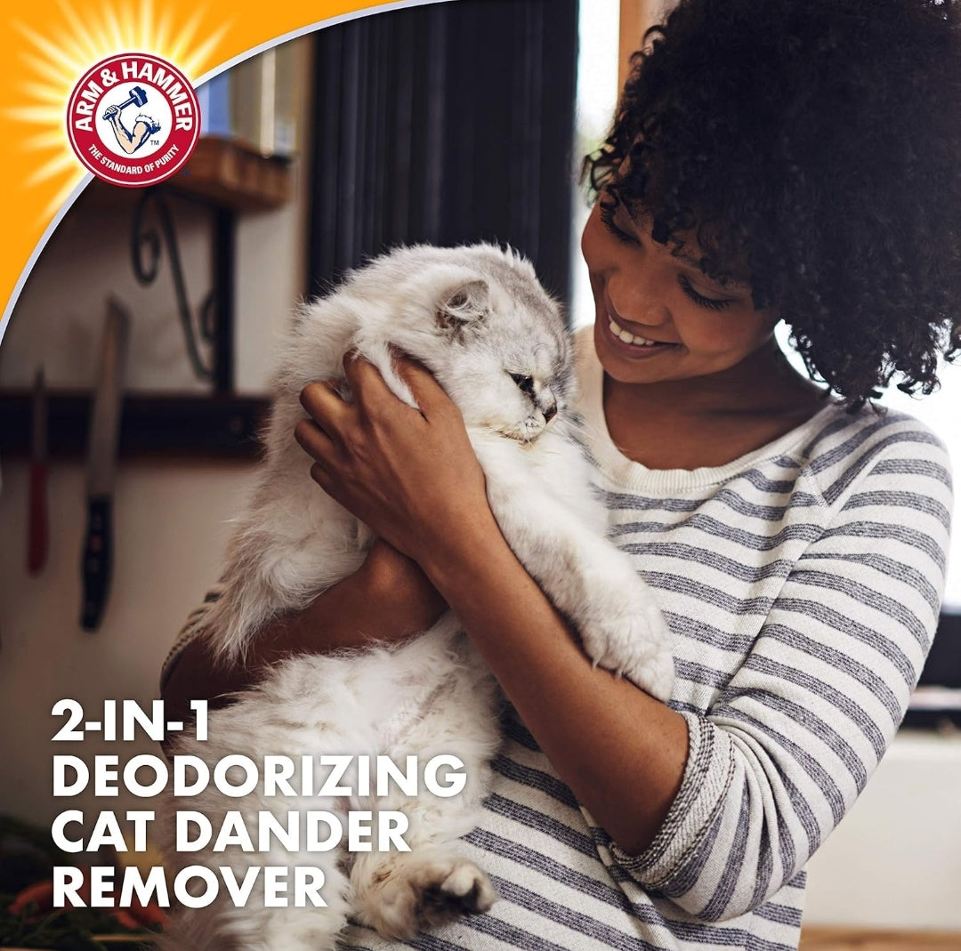 Arm & Hammer 2-in-1 Deodorizing & Shampoo for Cats Moisturizes and Deodorizes- Lavender Chamomile Scent (Pack of 6)