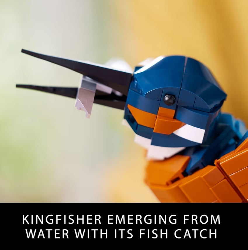 LEGO Icons Visvanger Voëlmodel, Kreatiewe Stel Voëlentoesiaste - 10331