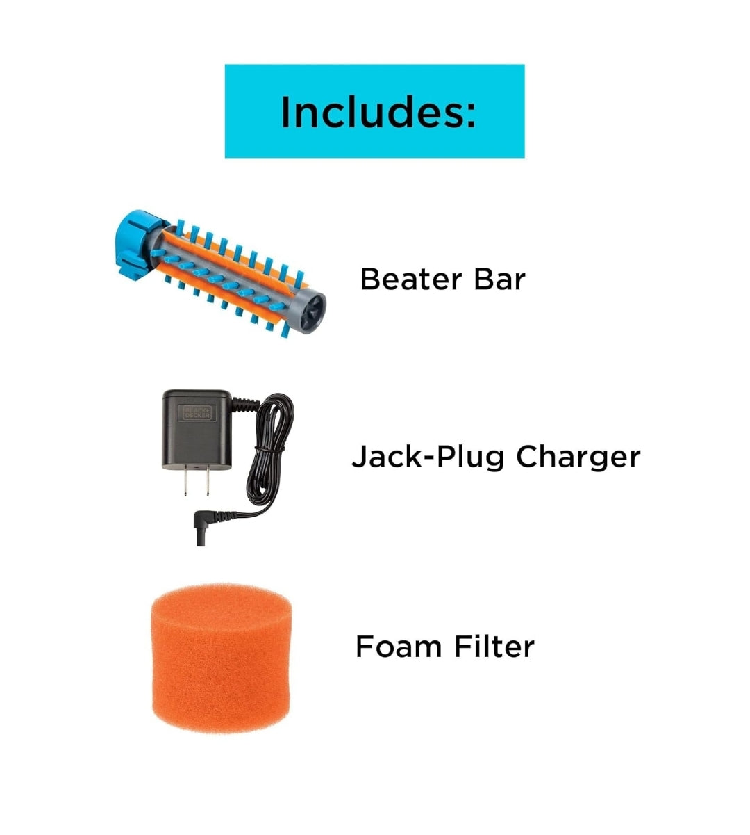 BLACK+DECKER morsvanger Koordlose Mors- + Vlekskoonmaker (BHSB320JP)