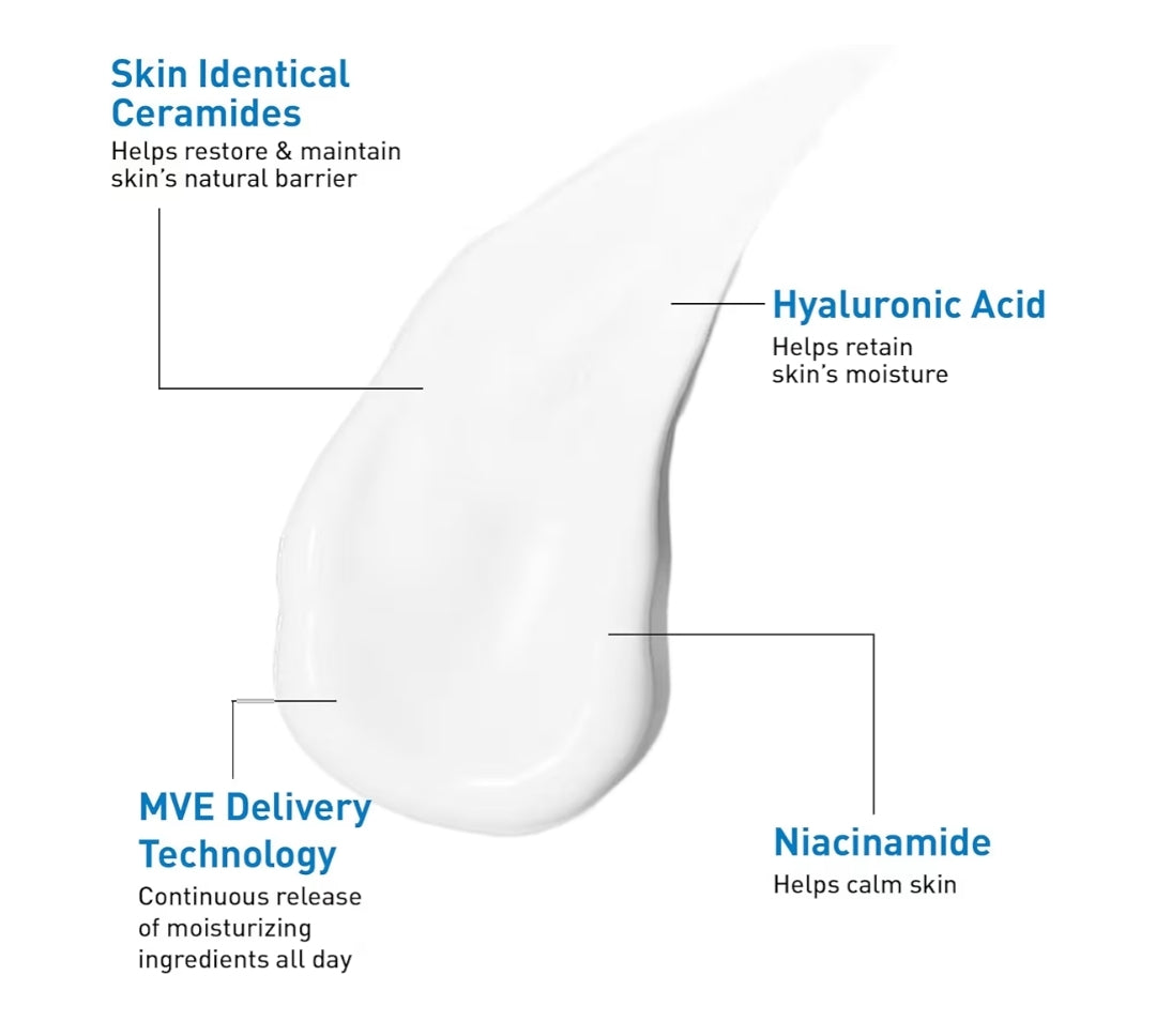 CeraVe Oil Control Moisturizing Gel-Cream, Face Moisturizer for Oily Skin, Niacinamide, Hyaluronic Acid & Oil Absorbing - Fragrance Free & Oil-Free