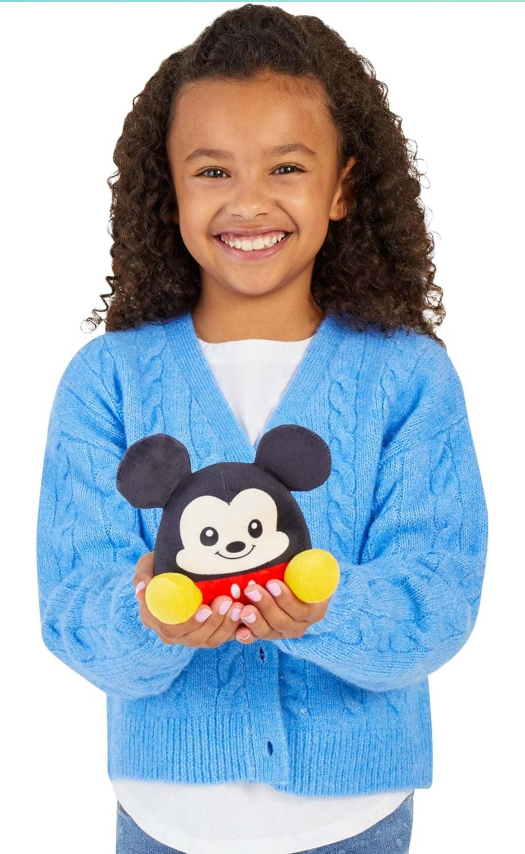Disney Classics Mickey Mouse Small Weighted Plush, 5" Stuffed Animal - Kids Toys for Ages 3 Up by Just Play