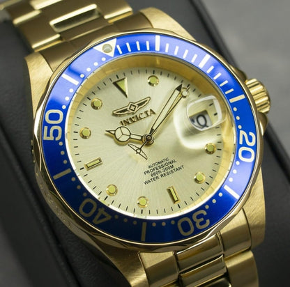 Invicta Men's 9743 Pro Diver Collection Gold-Tone Automatic Watch