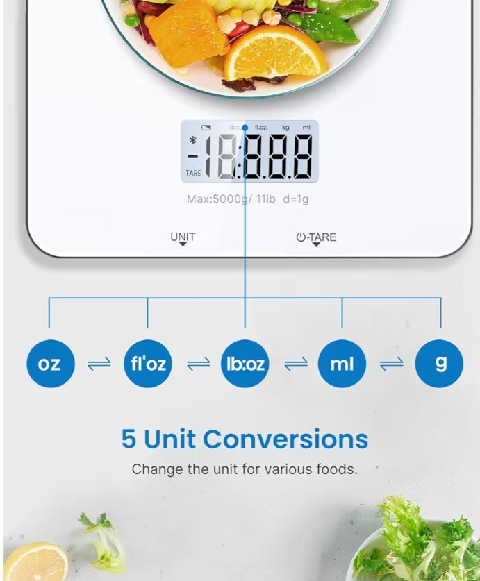 Smart Food Scale with Nutritional Calculator for Body Weight