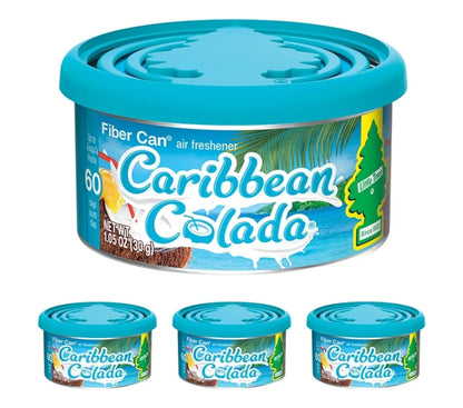 LITTLE TREES Motorlugverfrisser Veselblik Geur - Caribbean Colada (4)