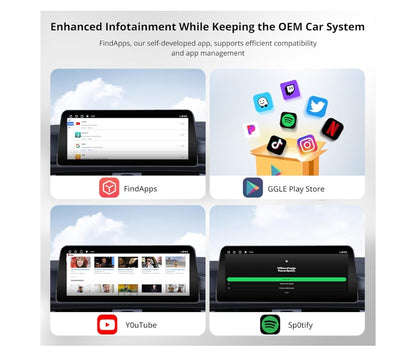 12.3" 6G+128G Android-hoofeenheid versoenbaar met BMW X5-reeks E70 2010-2013 CIC-stelsel, 4G LTE, draadlose CarPlay & Android Auto, DSP・32-band EQ, SCVC, GPS-opsporing