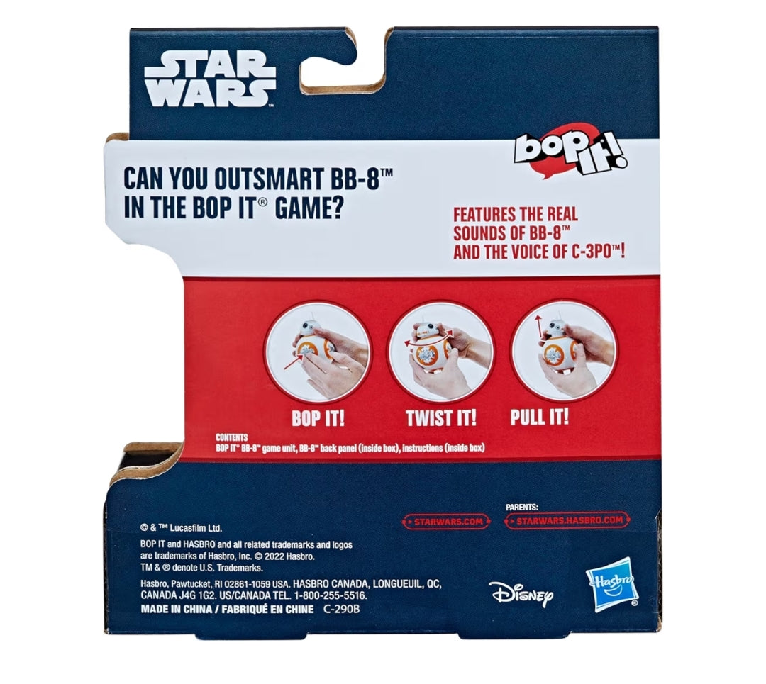 Bop It! Game Star Wars BB-8 Edition - Electronic Games for Kids Ages 8 and up