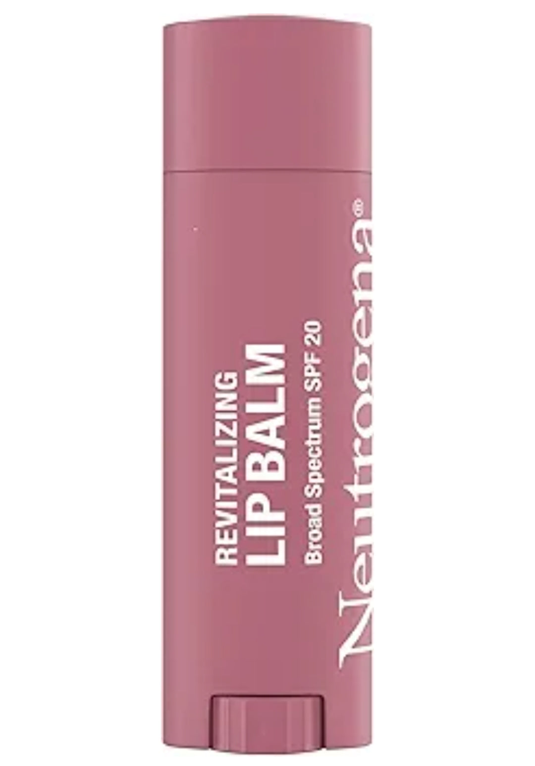 Neutrogena Revitalizing Getinte Lipbalsem Breëspektrum SPF 20 Sonskerm Lipbalsem met 'n Deurskynende Tint vir Sagter Deurskynende Petal-Glow 40, (.15 oz)