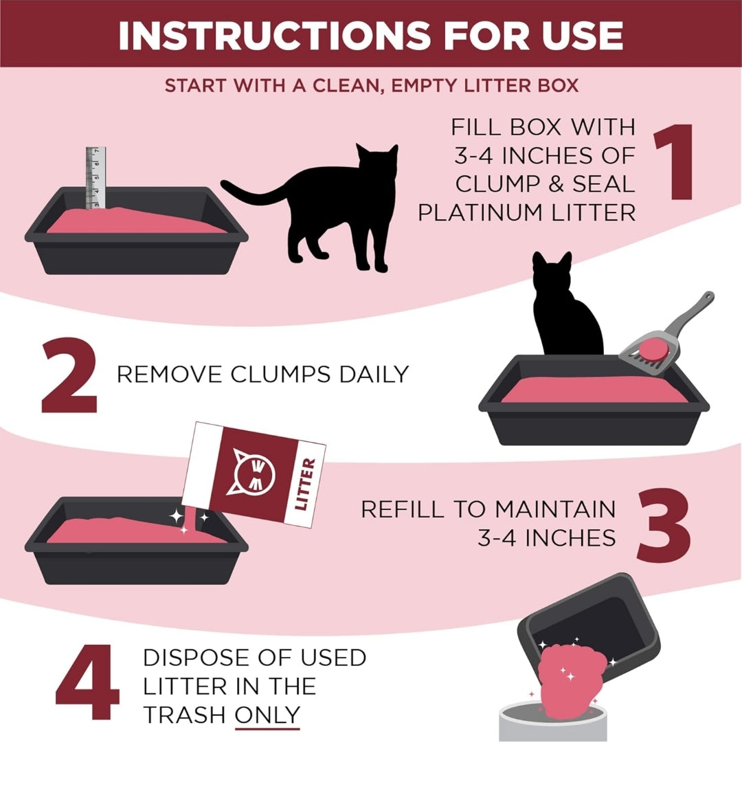 ARM & HAMMER Clump & Seal Platinum, Complete Odor Sealing Clumping Cat Litter (37 Lbs)