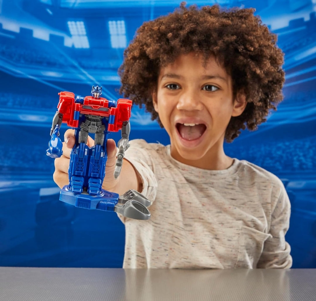 Transformers One Robot Battlers Action Figure 2-Pack, 4.5" Optimus Prime (Orien Pax), 4.5" Megatron (D-16), Interactive Toys Ages 6 +
