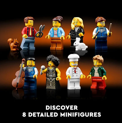 LEGO Icons Jazzklub Boublokke - Kantoor- of Boekrakversiering 10312