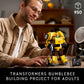 LEGO Icons Transformers Bumblebee Action Figure, Collectible Robot Gift Converts to Vehicle Mode -10338