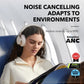 Soundcore by Anker, Space One, Active Noise Cancelling Headphones, 2X Stronger Voice Reduction, 40H ANC Playtime, App Control, LDAC Hi-Res Wireless Audio, Comfortable Fit, Clear Calls, Bluetooth 5.3