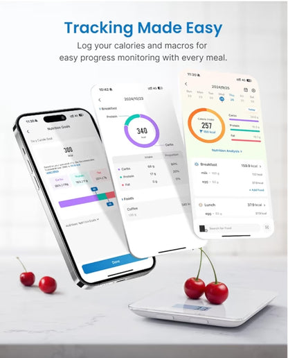 Bundle Smart Scale with BMI, Body Fat, Muscle Mass and Smart Scale w/ Color Display
