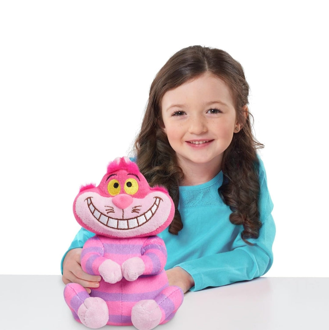 DISNEY CLASSIC Collectible 8.9 Inch Beanbag Plush, Cheshire Cat, Disney's Alice in Wonderland, Stuffed Animal, Kids Toys for Ages 2 Up by Just Play