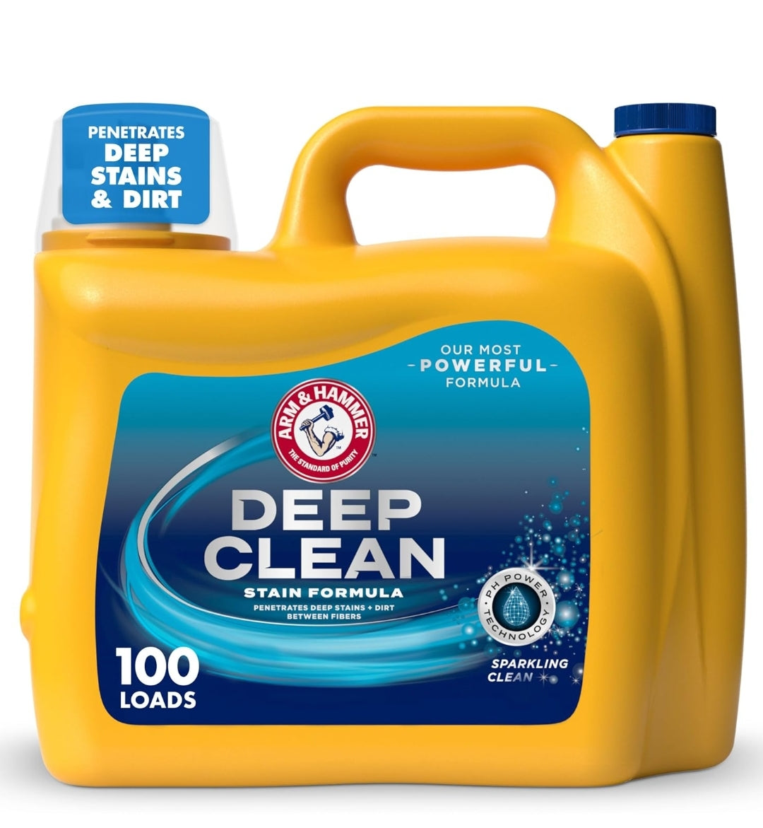 ARM & HAMMER™ Deep Clean Stain Formula Liquid Laundry Detergent Stain Remover - Sparkling Clean Scent (150 Oz)