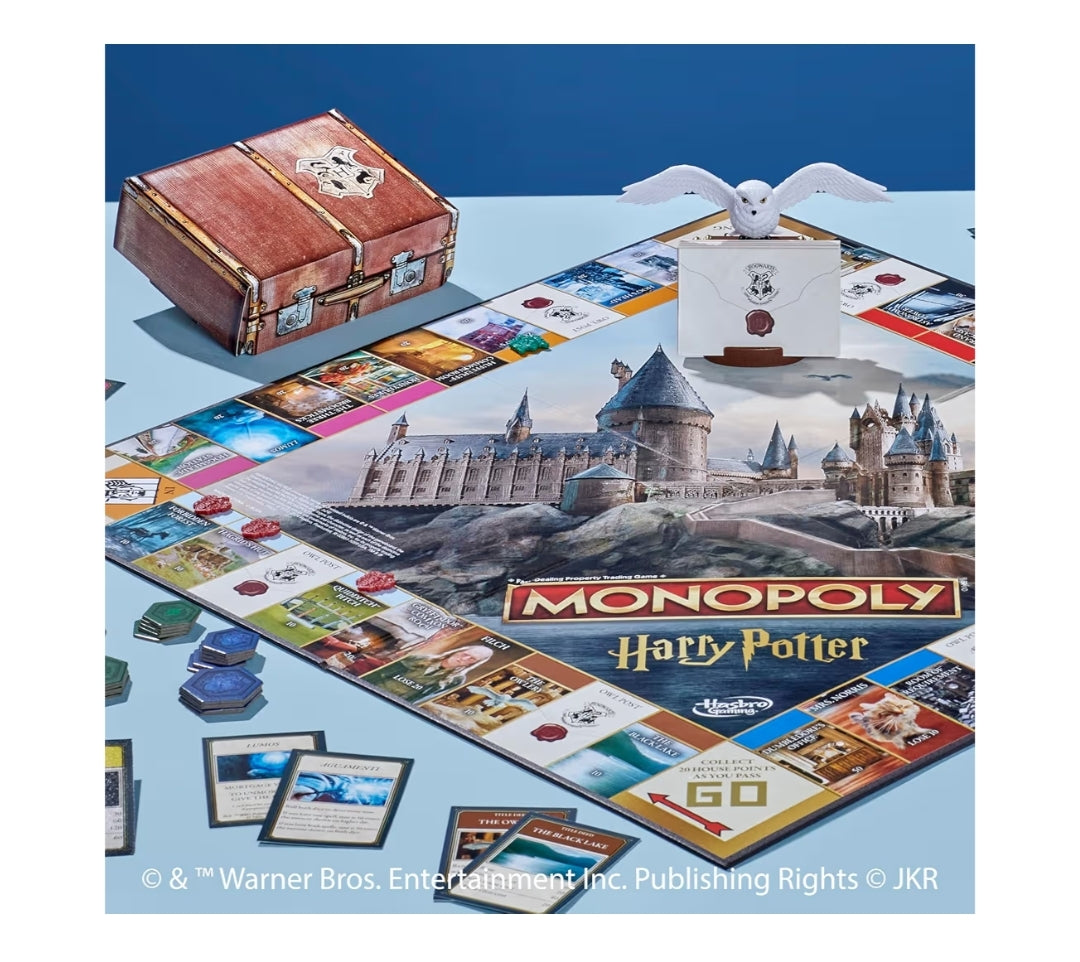 Hasbro Gaming Monopoly Harry Potter Edition Board Game - A Magical Adventure at Hogwarts